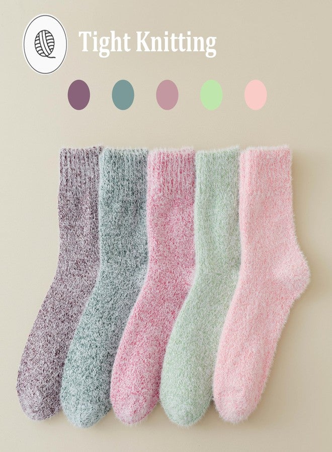 Marchare Women's Fuzzy Socks - Warm, Thick, Fluffy, Cozy Wool Socks for Women, Size 5-11 - Image 3